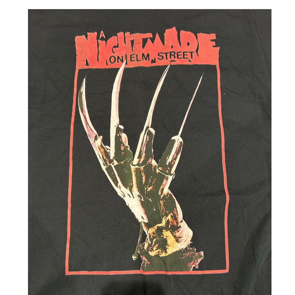A NIGHTMARE ON ELM STREET New Black Graphic Tee Size 2XL